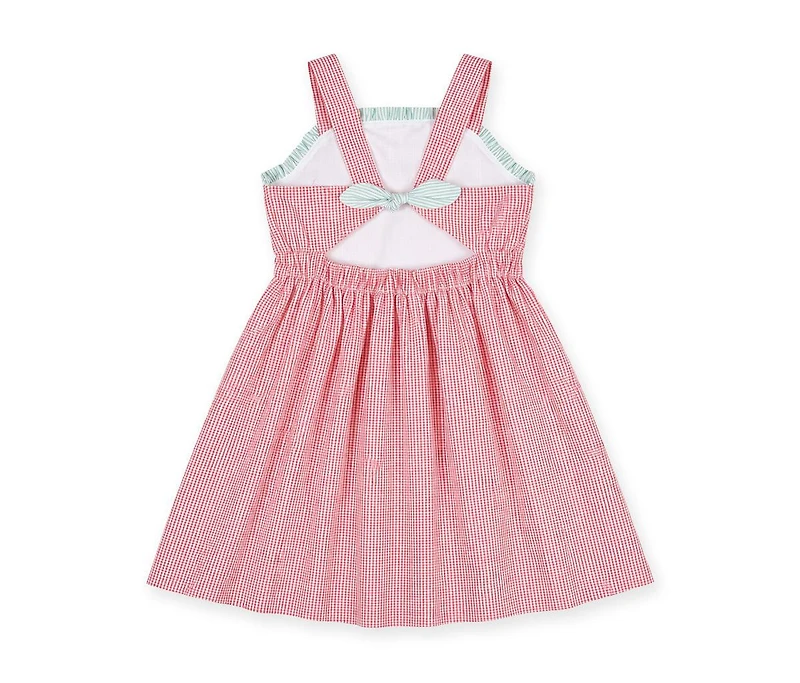 Florence Eiseman Big Girls Check Seersucker Dress With Watermelon