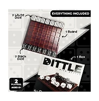 Swooc Games - Dittle - Dice Battle | Ages 6+ | Unique Wooden Coffee Table Games For Adults And Family | Best Board Games For Kids