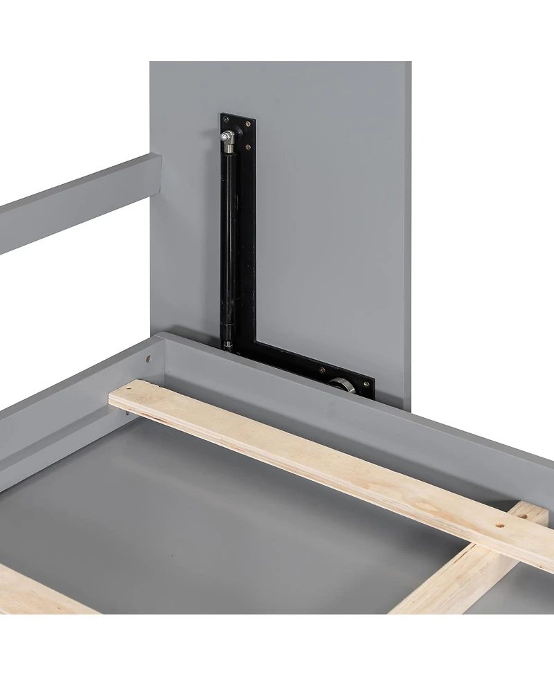 Streamdale Furniture Queen Size Murphy Bed Wall Bed and Usb