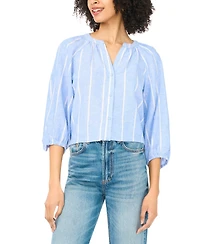 Vince Camuto Women's Raglan-Sleeve Button Down Blouse