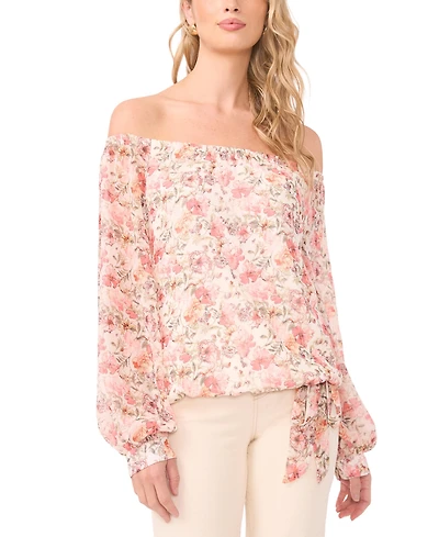 Vince Camuto Women's Off-The-Shoulder Printed Blouse