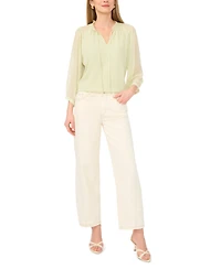 Vince Camuto Women's Split Neck Raglan-Sleeve Blouse