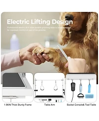 Streamdale Furniture Deluxe Electric Pet Grooming Table, Height Adjustable