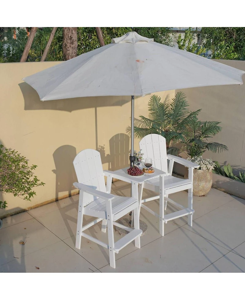 Streamdale Furniture Outdoor Hips Bar Chair Set for Patio and Casual Gatherings