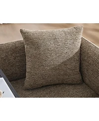 Streamdale Furniture Modern Upholstered Lounge Chair with Side Table and Storage Pockets