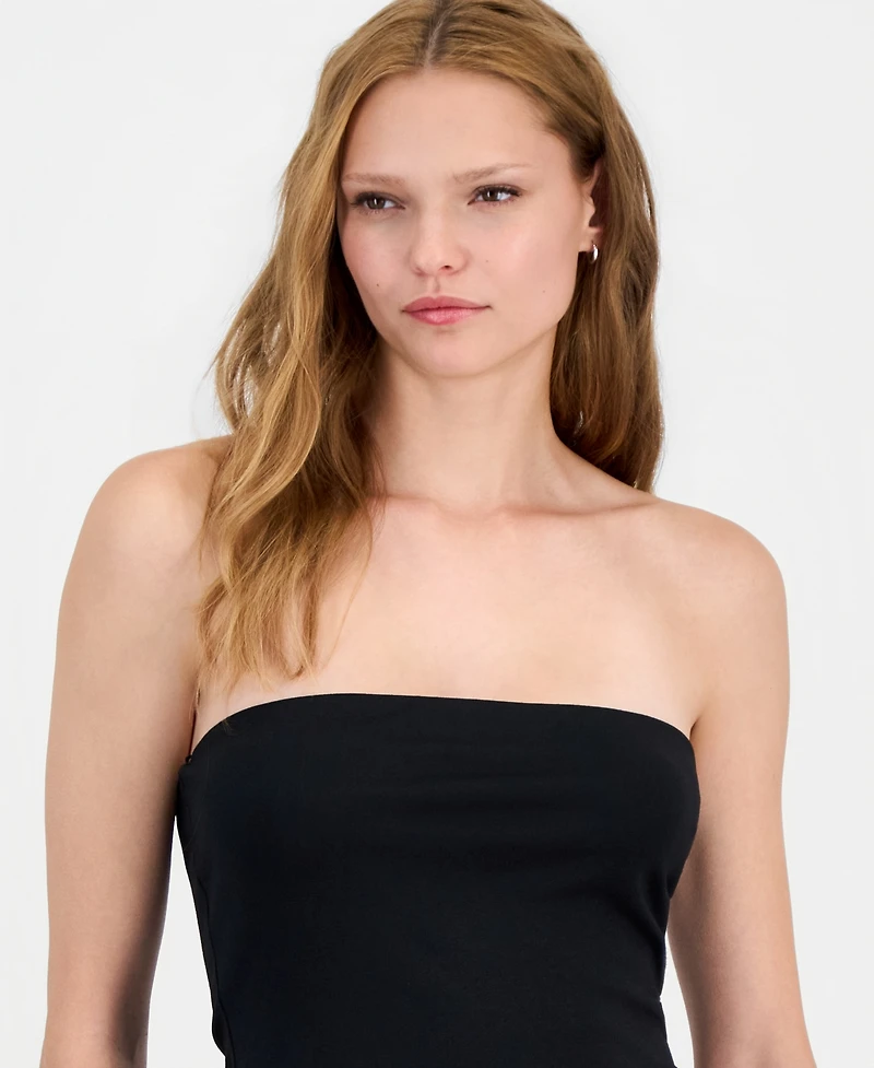 Bar Iii Women's Asymmetrical Fringe-Hem Top, Macy's Exclusive