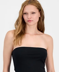 Bar Iii Women's Asymmetrical Fringe-Hem Top, Macy's Exclusive