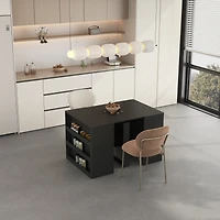 Streamdale Furniture Extendable Foldable Dining Table for 1-10 People