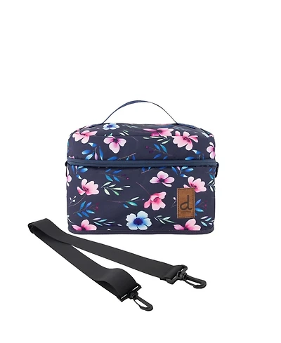 Deux par Deux Little Girl Floral Practical Durable Everyday Lunch Box