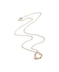 Pre-Owned Tiffany & Co Rose Gold Elsa Peretti Open Heart Pendant