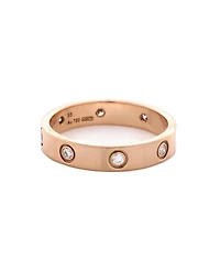 Pre-Owned Cartier Love Wedding Band 8 Diamonds Ring