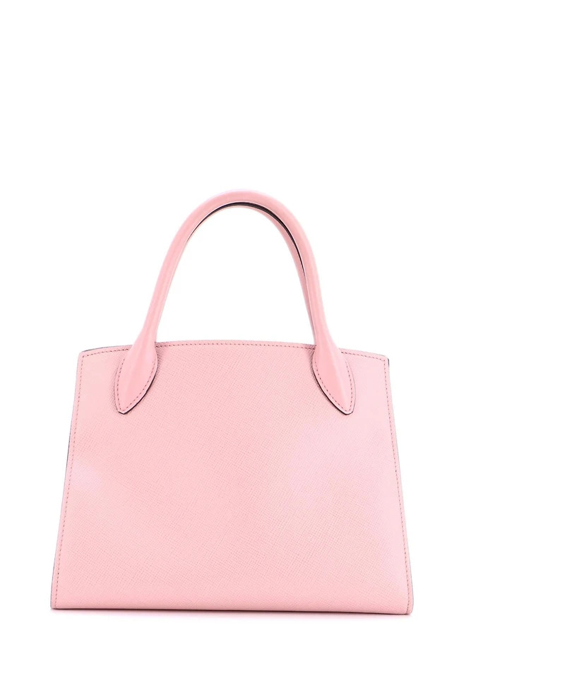 Pre-Owned Prada Small Monochrome Tote Saffiano with City Calf