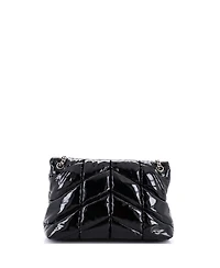 Pre-Owned Saint Laurent Medium Loulou Puffer Shoulder Bag Quilted Patent