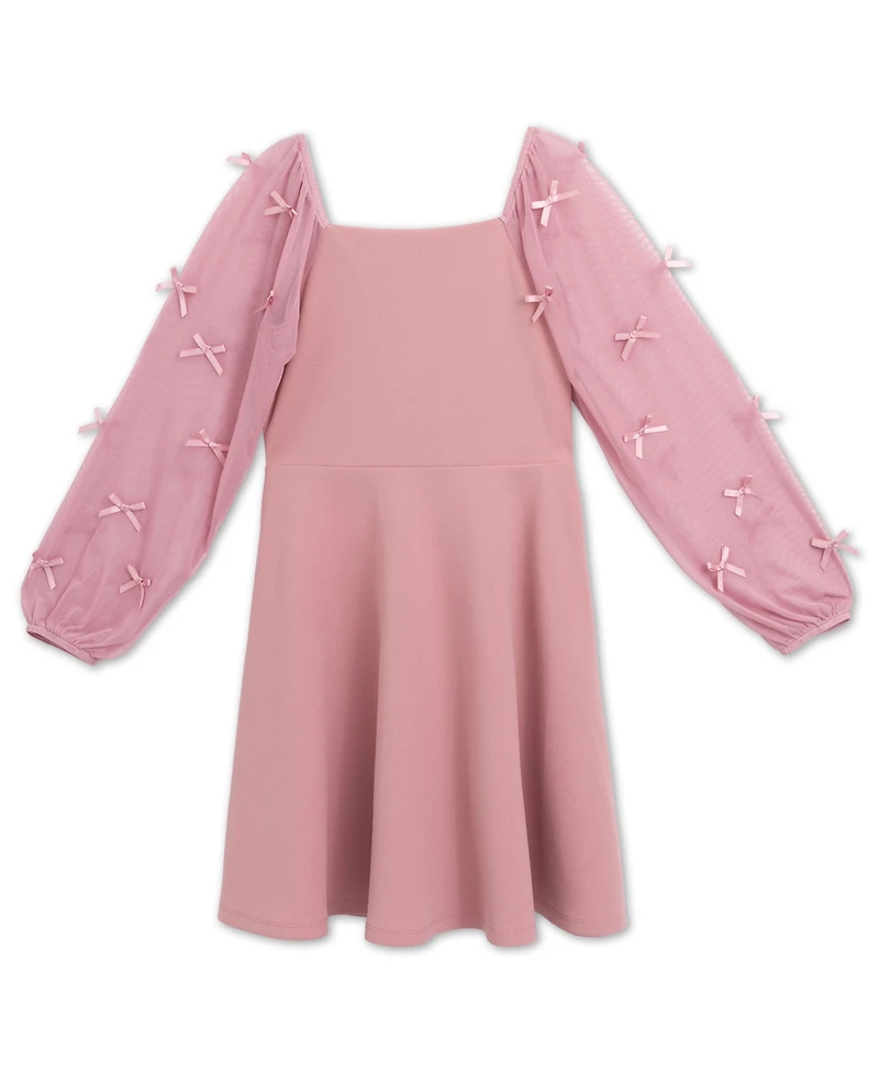 Speechless Girls' 7–16 Long-Sleeve Knee Dress