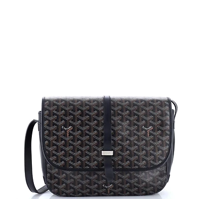 Pre-Owned Goyard Mm Belvedere Ii Messenger Bag Coated Canvas