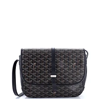 Pre-Owned Goyard Mm Belvedere Ii Messenger Bag Coated Canvas
