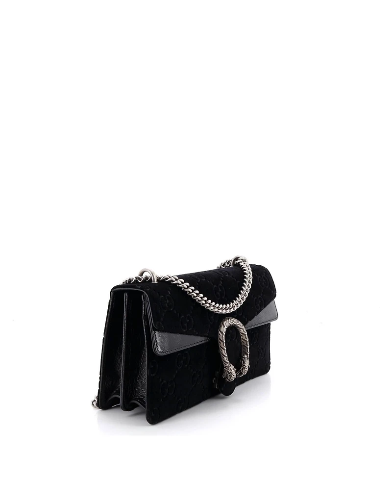 Pre-Owned Gucci Small Dionysus Bag Gg Velvet