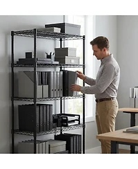 Streamdale Furniture 5-Tier Heavy-Duty Wire Shelving Unit - Metal Storage Rack