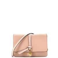 Pre-Owned Chloe Alphabet Chain Clutch Bag Leather