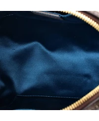 Pre-Owned Gucci Small Ophidia Dome Shoulder Bag Gg Coated Canvas