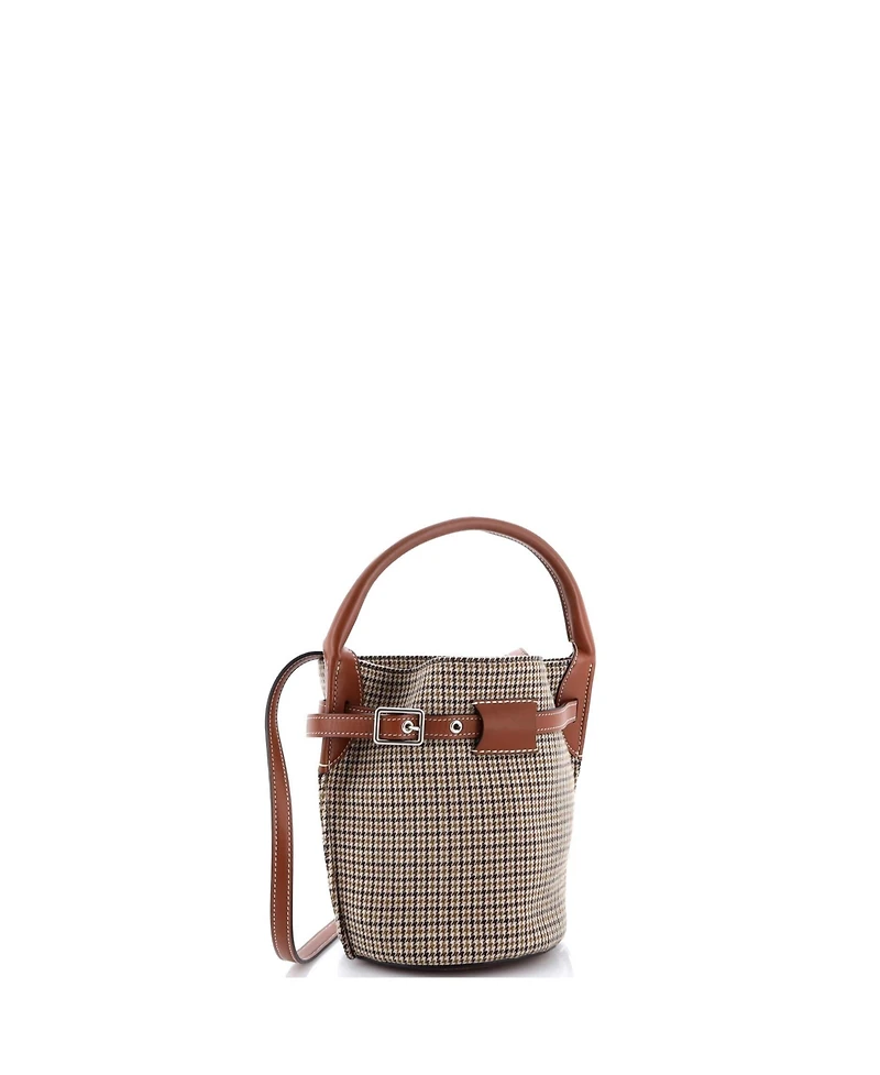 Pre-Owned Celine Nano Big Bag Bucket Tweed