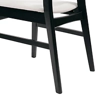 Streamdale Furniture Mid-Century Rubberwood 5-Piece Dining Set