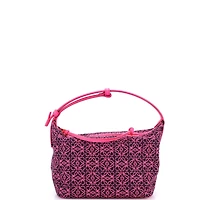 Pre-Owned Loewe Small Cubi Hobo Anagram Jacquard