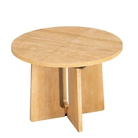 Streamdale Furniture Solid Wood Extendable Dining Set for 4 with Leaf