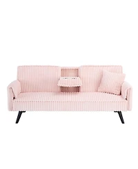 Streamdale Furniture Minimalist Corduroy Sofa for Living Room and Bedroom