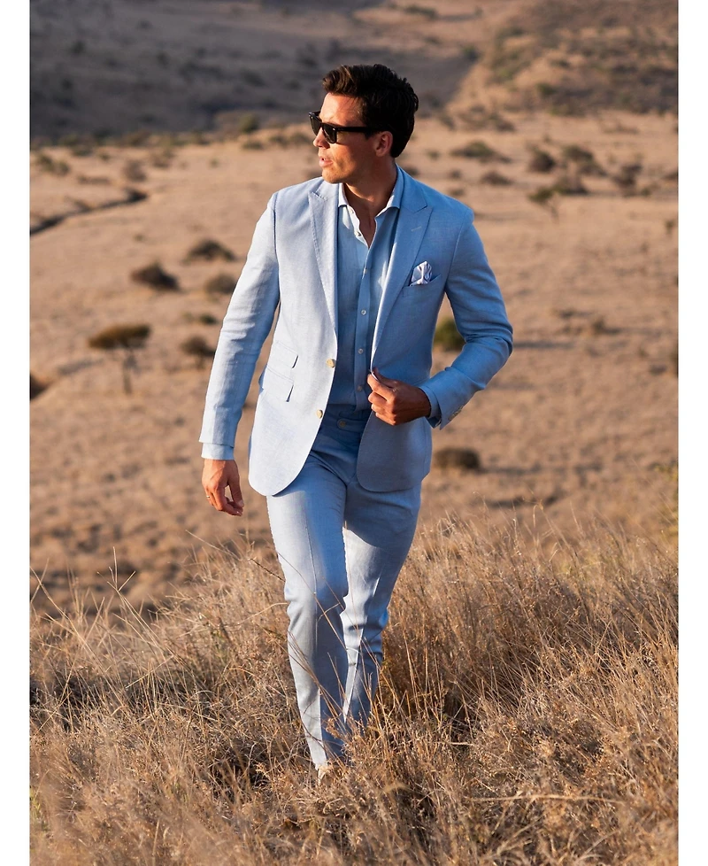 Koy Clothing Men's Tailored Linen Blend Blazer