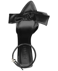 Schutz Women's Elodie Buckle Bow Pointed Toe Sandals
