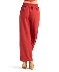 Bcx Women's Mid-Rise Wide-Leg Pull-On Pants