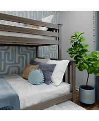 Max and Lily Bunk Bed With Ladder on End Trundle