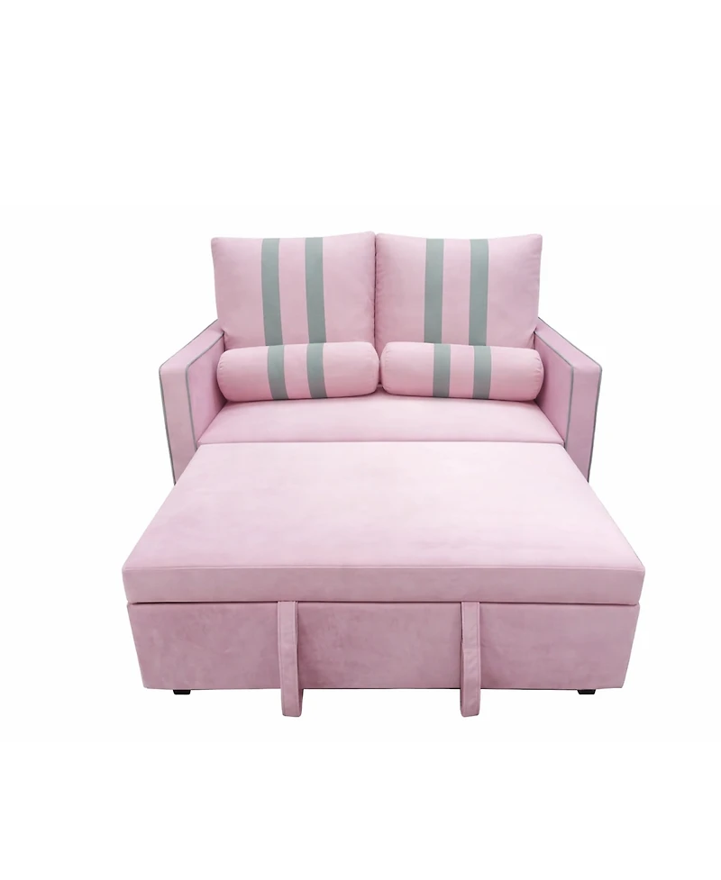 Streamdale Furniture 2-Seater Pull-Out Sofa Bed with Usb and Storage