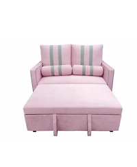 Streamdale Furniture 2-Seater Pull-Out Sofa Bed with Usb and Storage