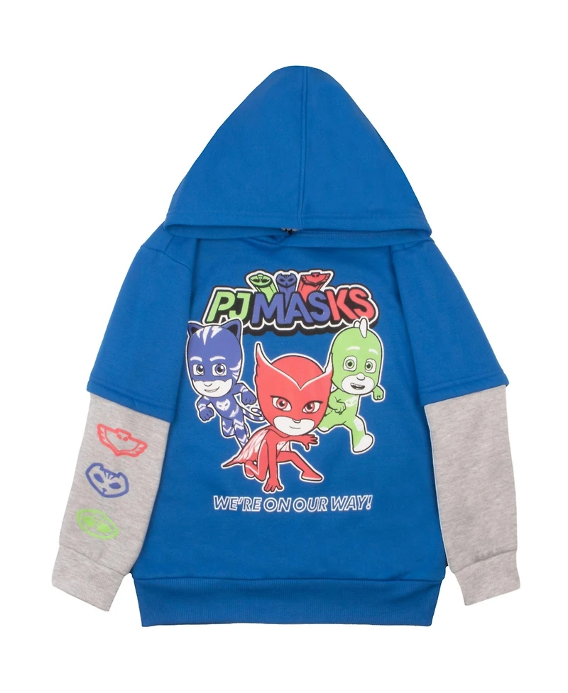 Pj Masks Toddler Boys Pj Mask 2 Piece Fleece Hoodie and Jogger Pants Outfit Set