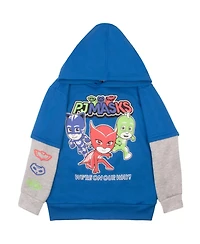 Pj Masks Toddler Boys Pj Mask 2 Piece Fleece Hoodie and Jogger Pants Outfit Set