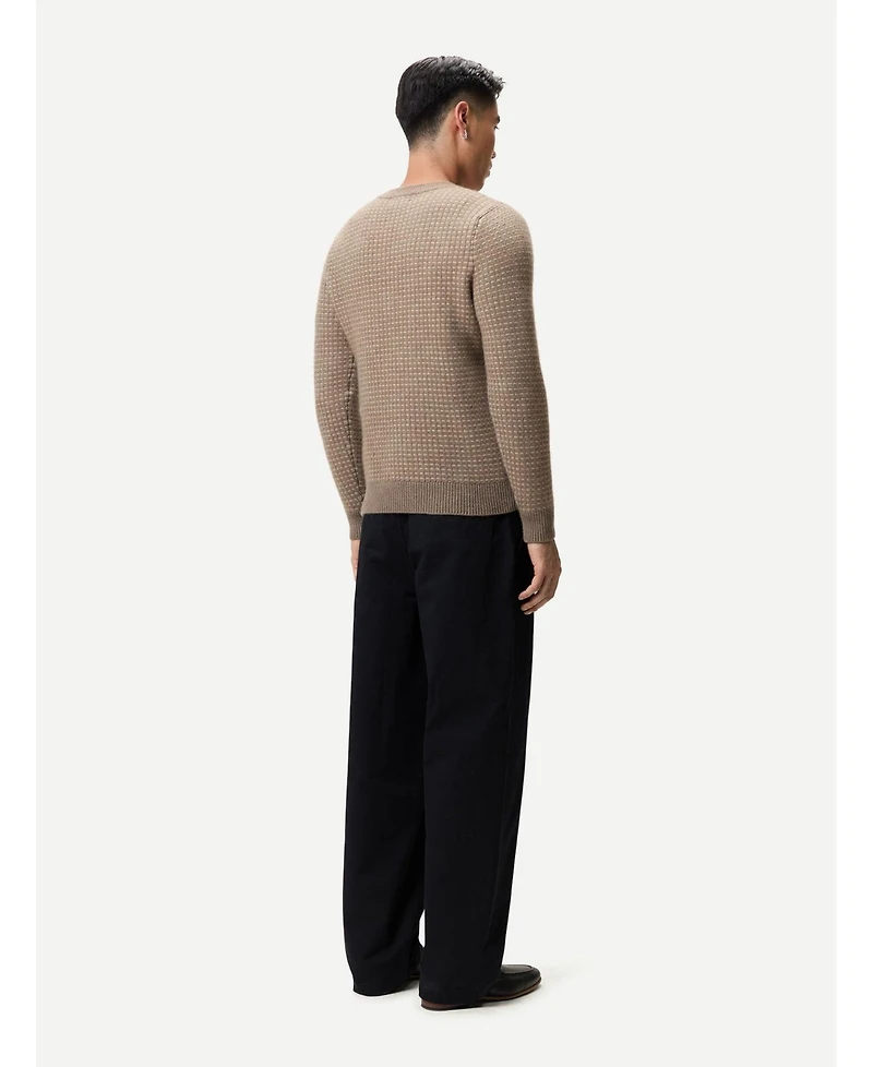 Gobi Cashmere Men's Silk Turtle-Neck Sweater