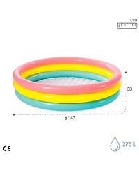 Gnuadz Kiddie Pool Sunset Glow Design 58 x 13