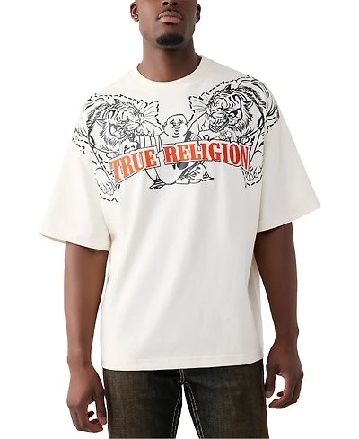 True Religion Men's Tiger Logo Short-Sleeve T-Shirt