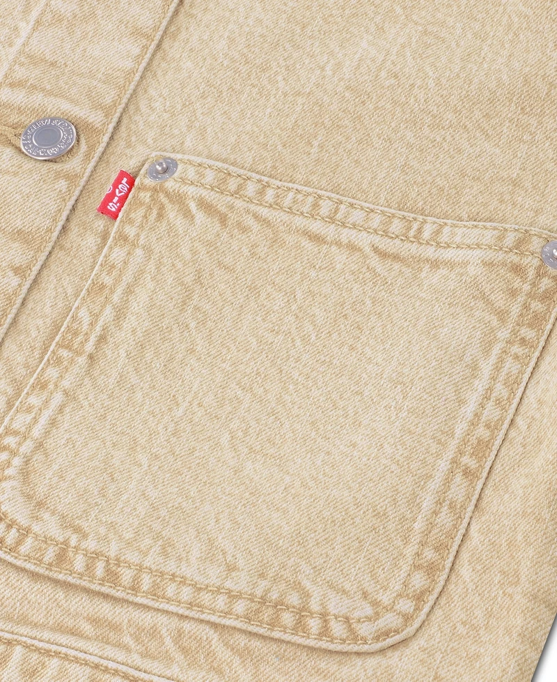 Levi's Girls' 7-16 Studded Denim Trucker Jacket