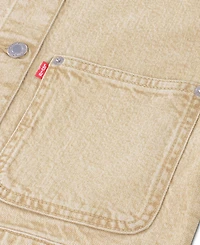 Levi's Girls' 7-16 Studded Denim Trucker Jacket