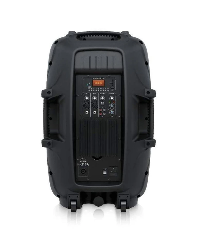 Behringer PK115A 15inch 800W 2-Way Active Pa Powered Speaker with Built-In Media Player and Integrated Mixer