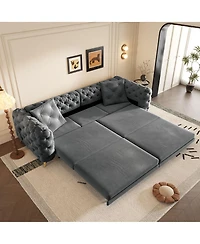 Streamdale Furniture 97.7" 3-in-1 Convertible Sleeper Sofa