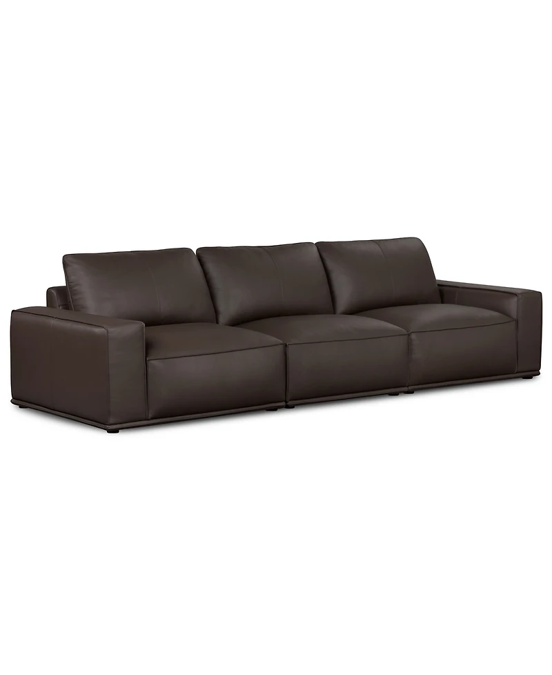 Paitlyn 3-Piece Leather Sofa