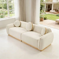 Streamdale Furniture Modern Sofa Set with 3 Accent Pillows
