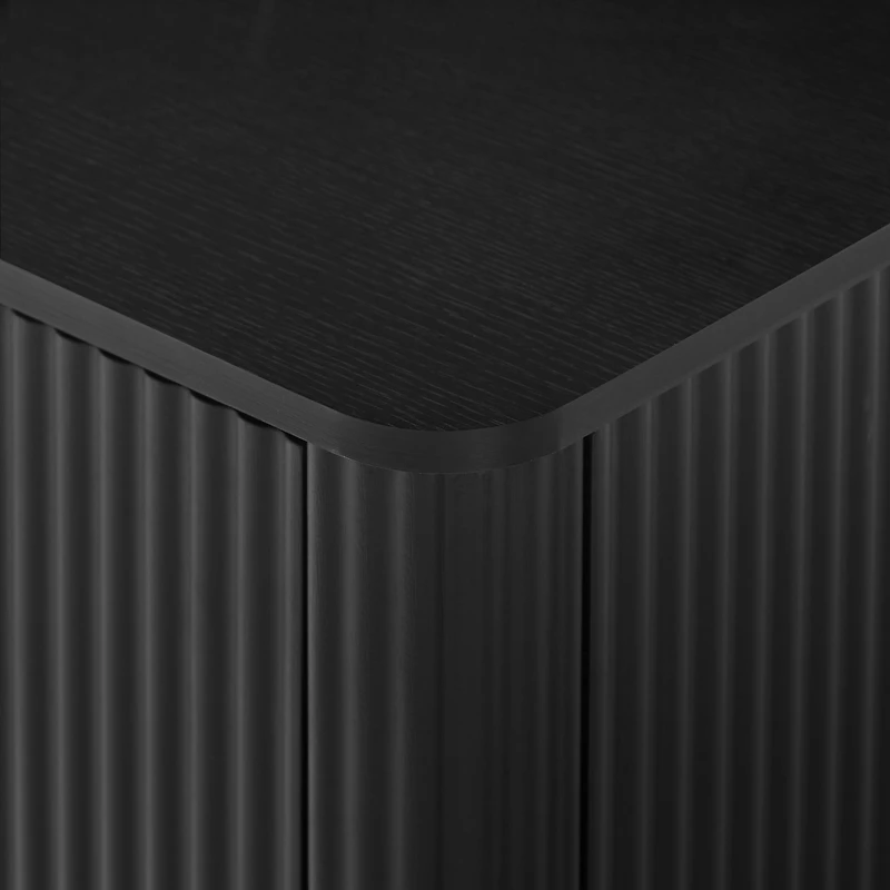 Streamdale Furniture 63 Vertical Stripe Buffet Cabinet/Tv Stand