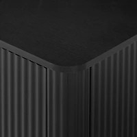 Streamdale Furniture 63 Vertical Stripe Buffet Cabinet/Tv Stand