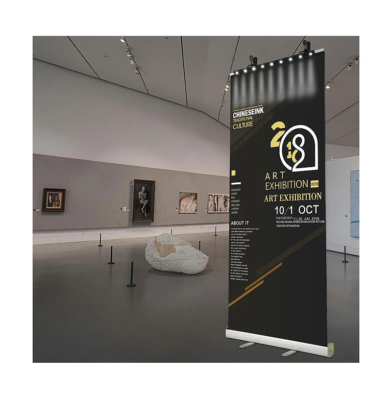 Yescom Instahibit Adjustable Led Light for Retractable Banner Stand Trade Show 2 Packs
