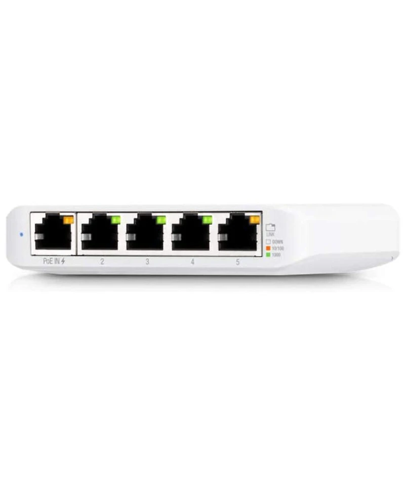 Ubiquiti Networks UniFi Usw-Flex-Mini Managed 5-Port Gigabit Switch with Usb-c Power Adapter